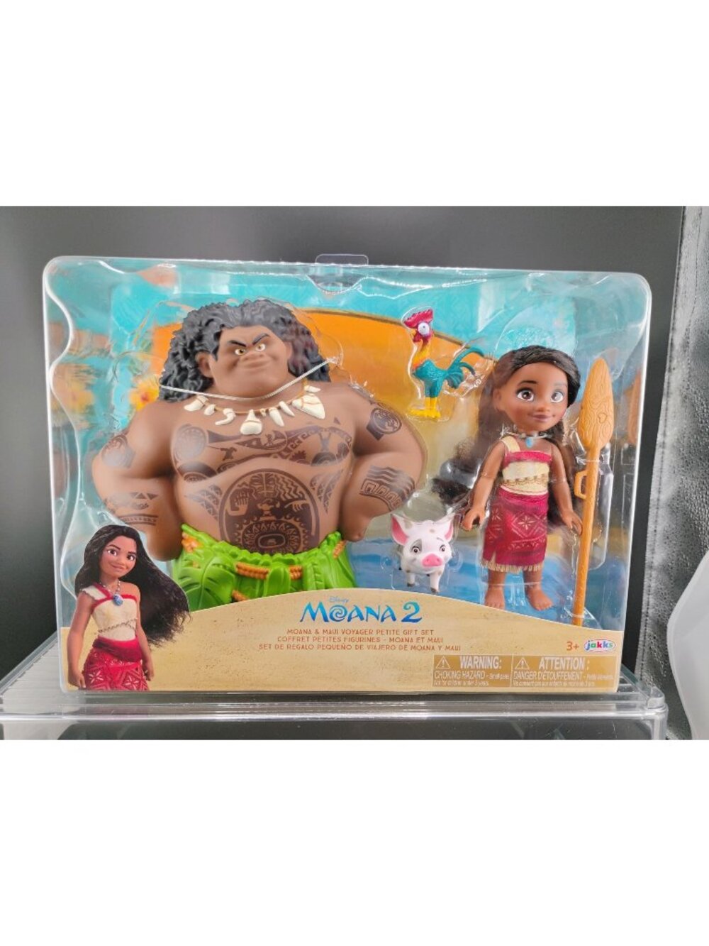 Disney Moana & Maui Toy Gift Set With Pua & Heihei Figures